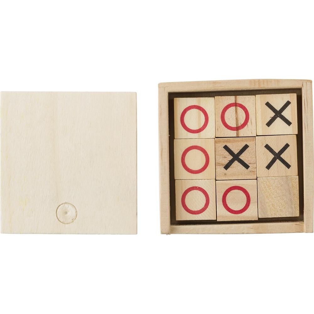 Fa Tic Tac Toe játék, natúr