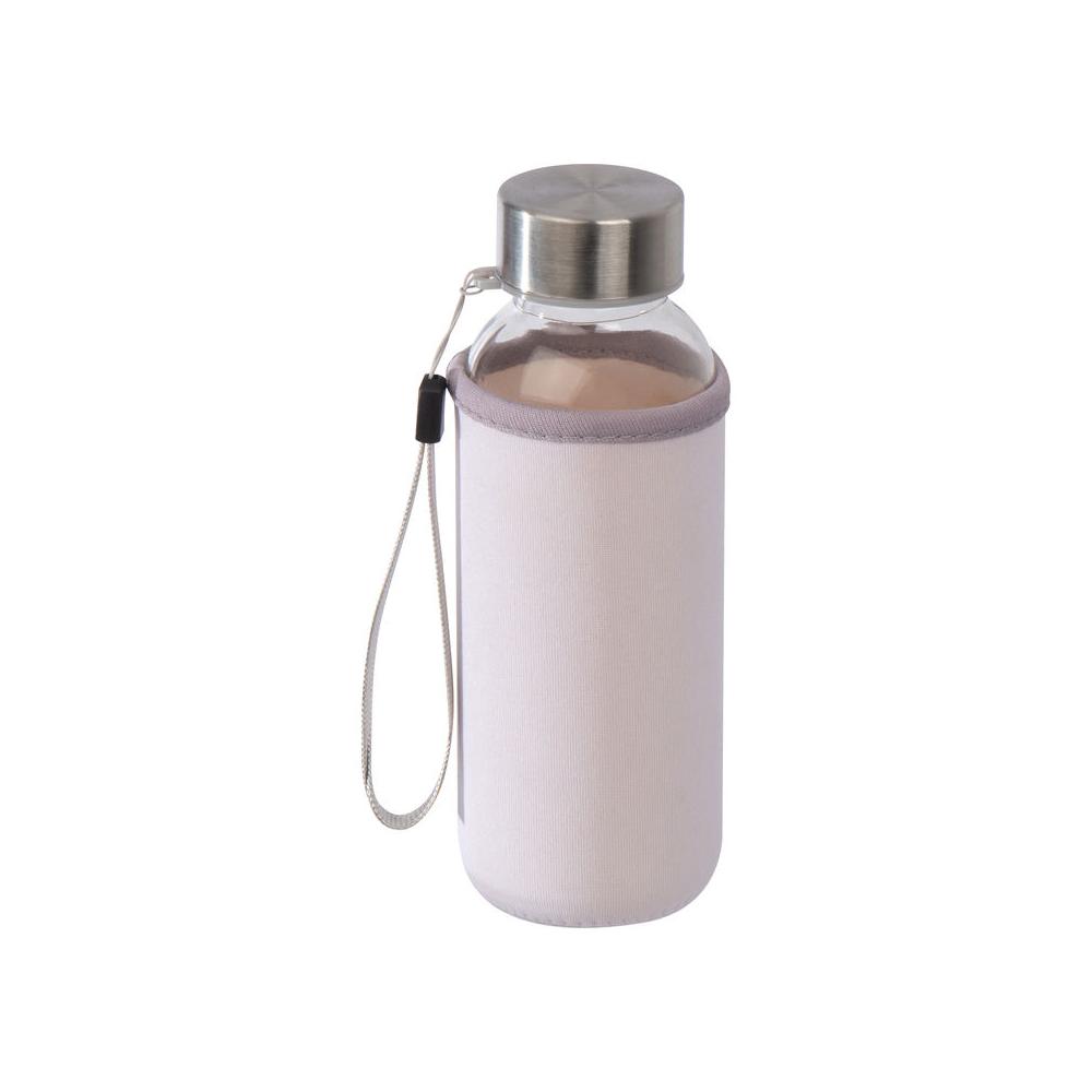 Ivópalack neoprén tokban, 300 ml, fehér